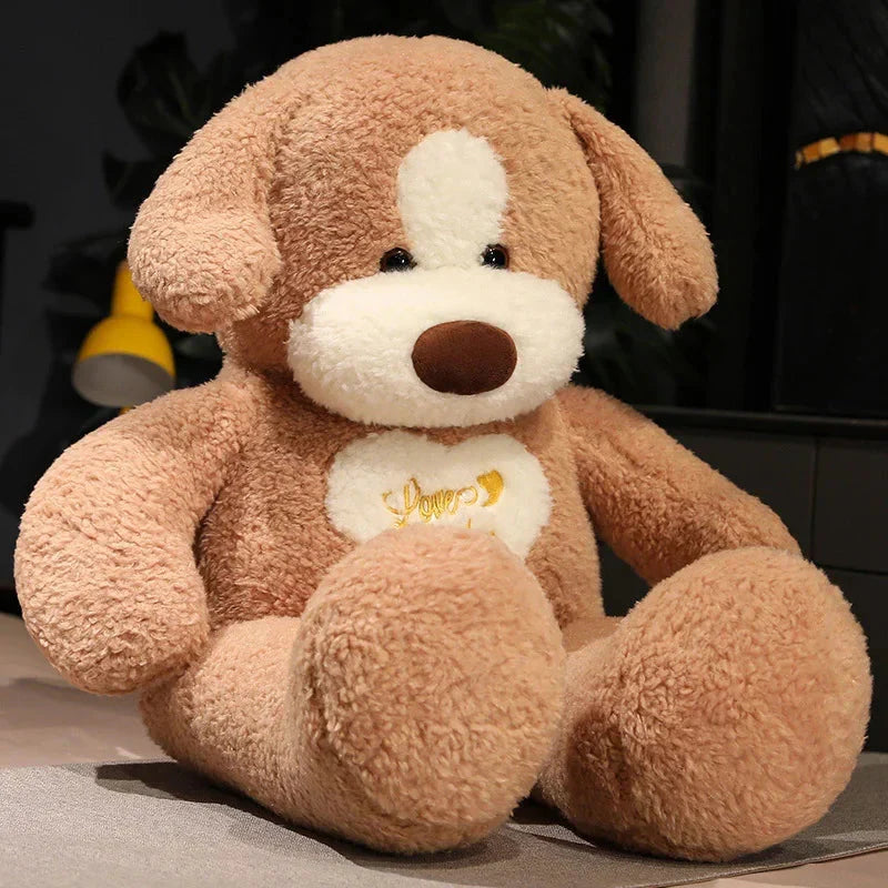 BowLift | Giant 35in Fluffy Dog Teddy Bear Soft Toy