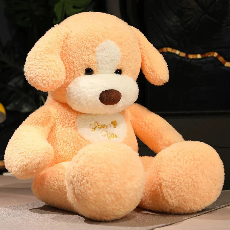 BowLift | Giant 35in Fluffy Dog Teddy Bear Soft Toy