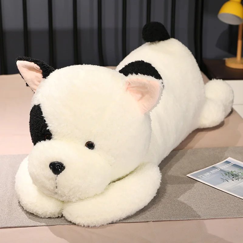 BowLift | Giant Fluffy Spotty White Black Dog Plushie