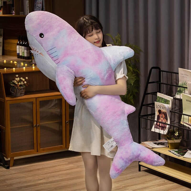 BowLift | Giant Fuzzy Galaxy Shark Plushies
