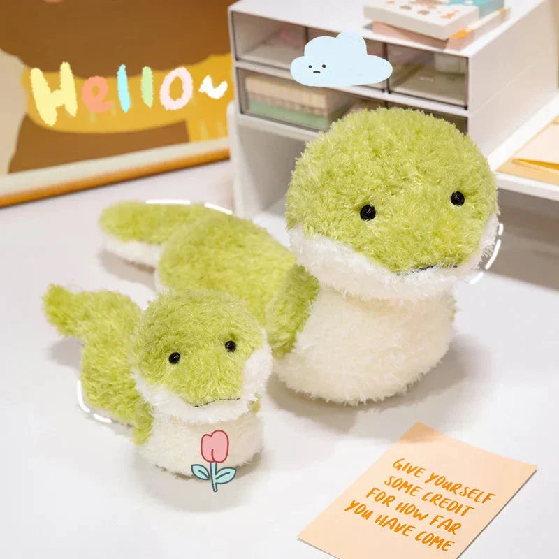 BowLift | Green Soft Fluffy Snake