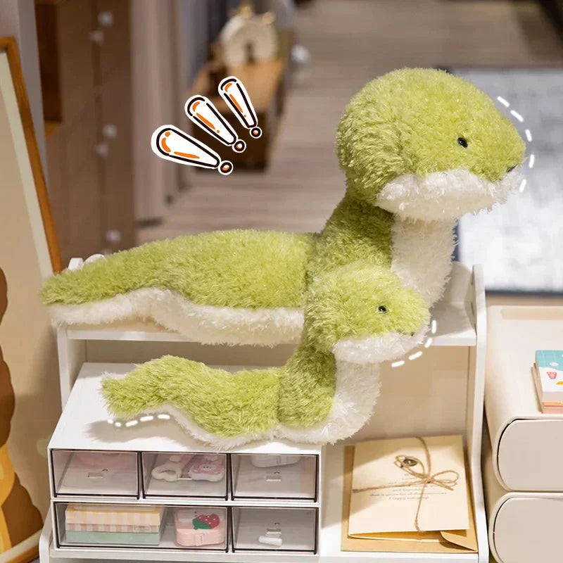 BowLift | Green Soft Fluffy Snake