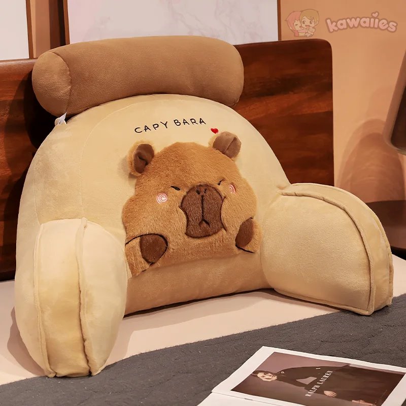 BowLift | Huge Capybara Cushion Plush Backrest Seat