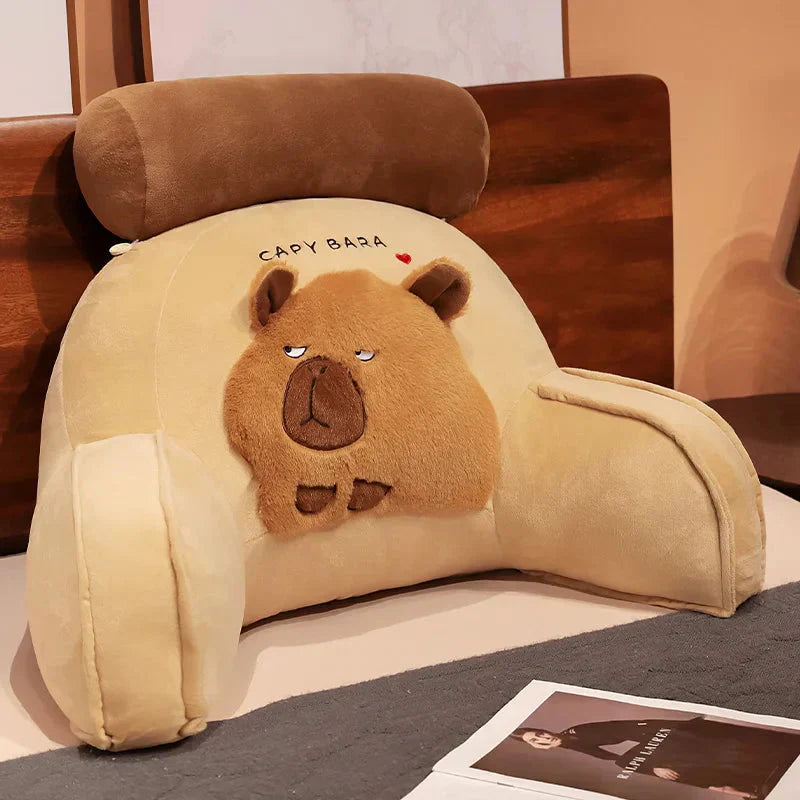BowLift | Huge Capybara Cushion Plush Backrest Seat