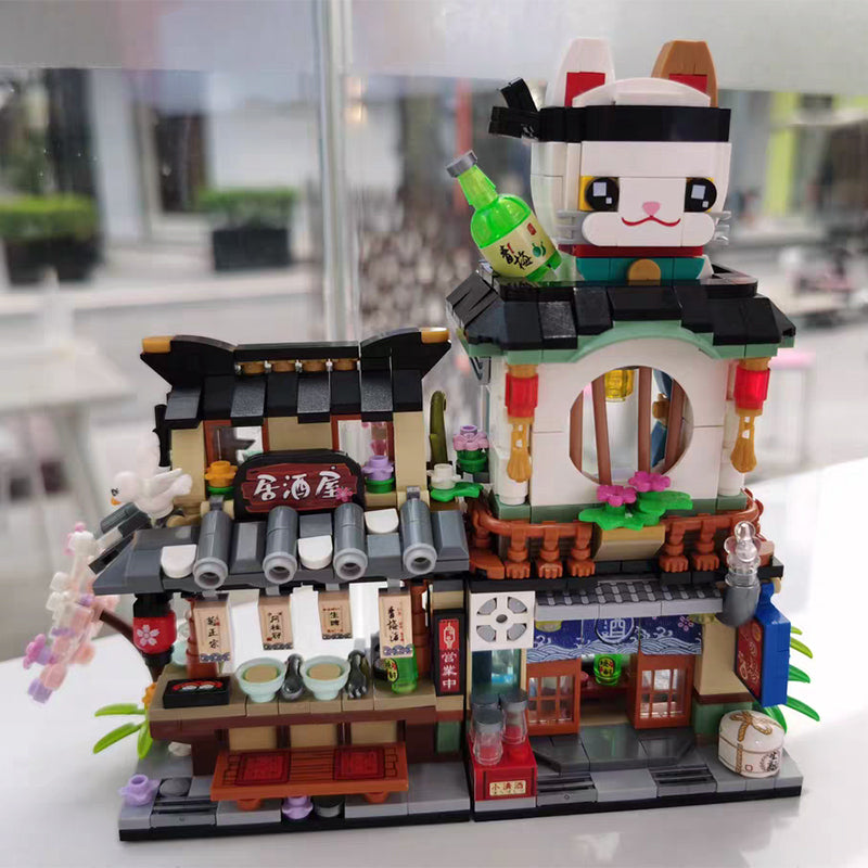 BowLift | Japanese Ramen Bar Seafood Store Micro Building Sets