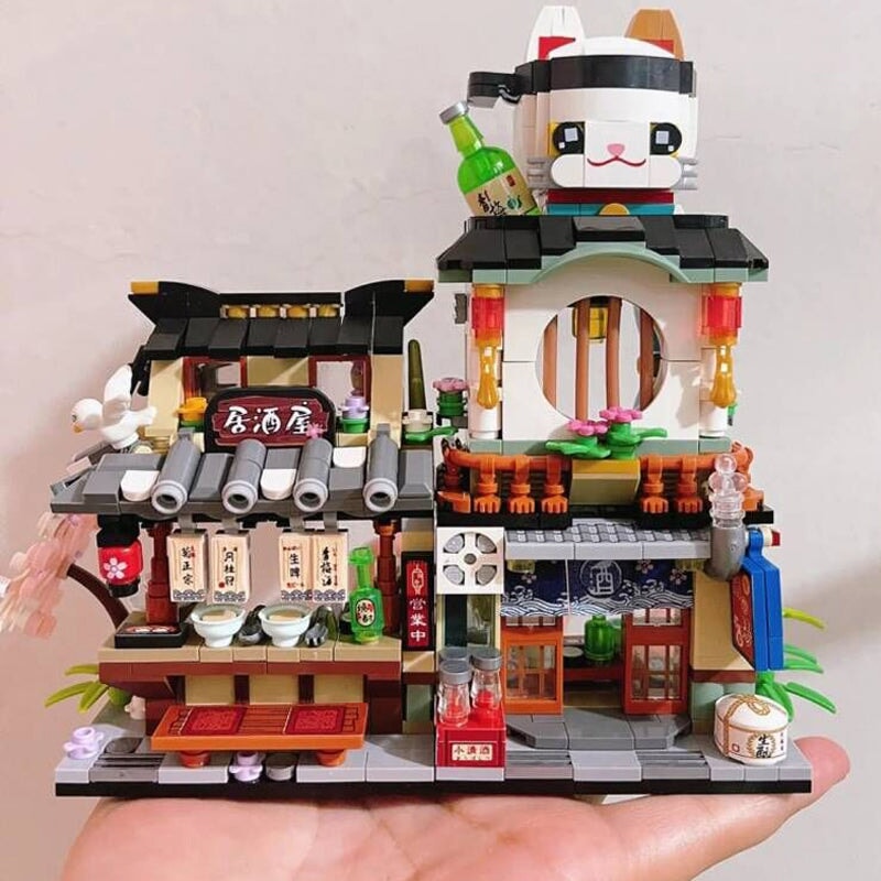BowLift | Japanese Ramen Bar Seafood Store Micro Building Sets