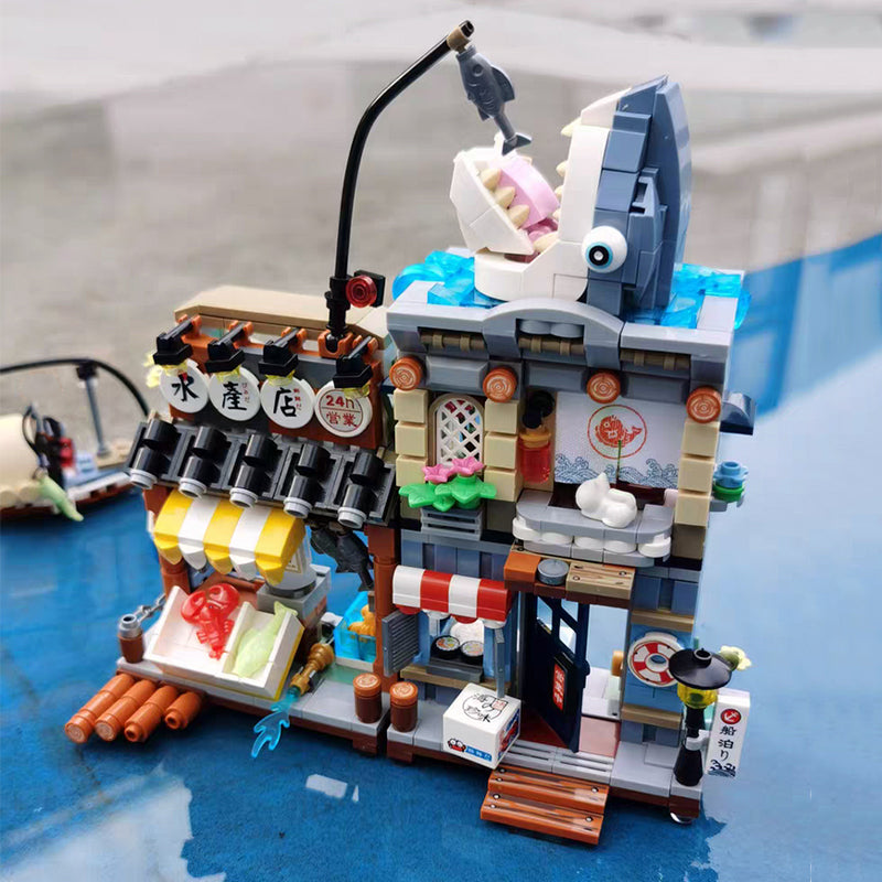 BowLift | Japanese Ramen Bar Seafood Store Micro Building Sets