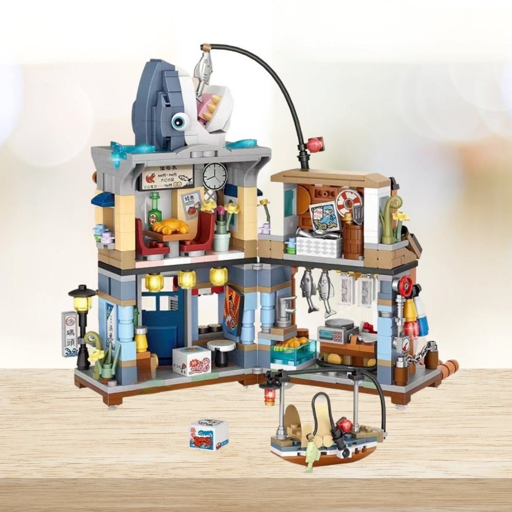 BowLift | Japanese Ramen Bar Seafood Store Micro Building Sets