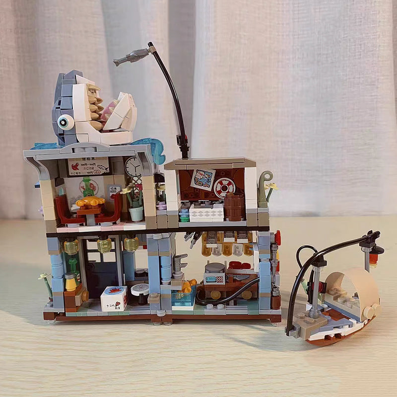 BowLift | Japanese Ramen Bar Seafood Store Micro Building Sets