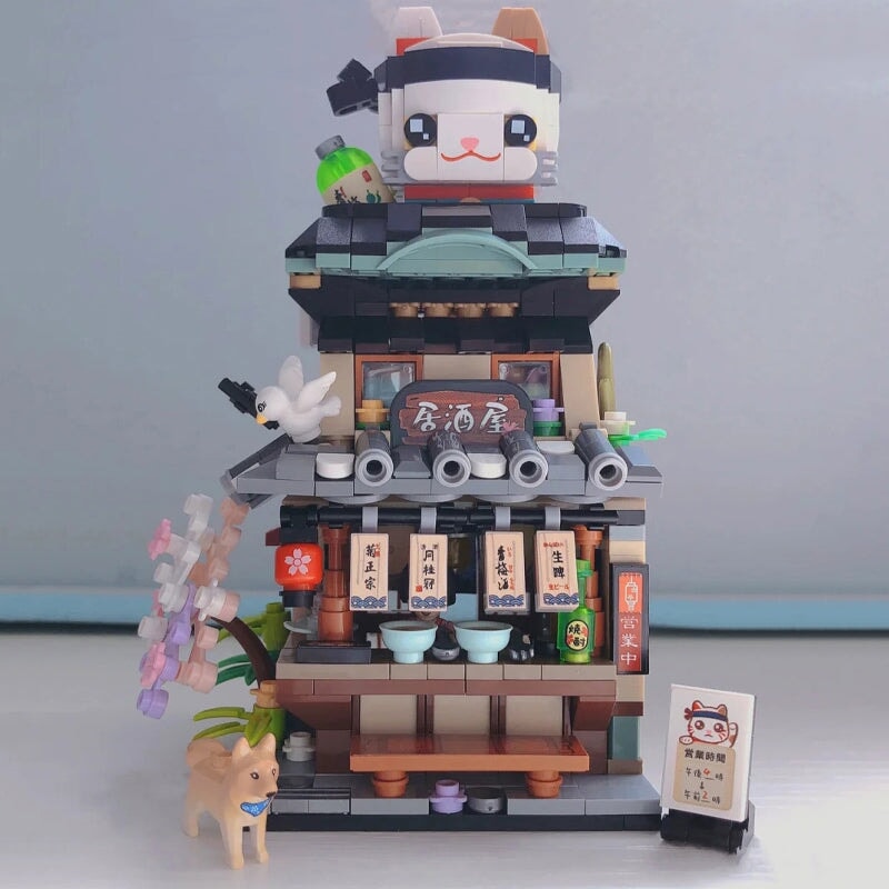 BowLift | Japanese Ramen Bar Seafood Store Micro Building Sets