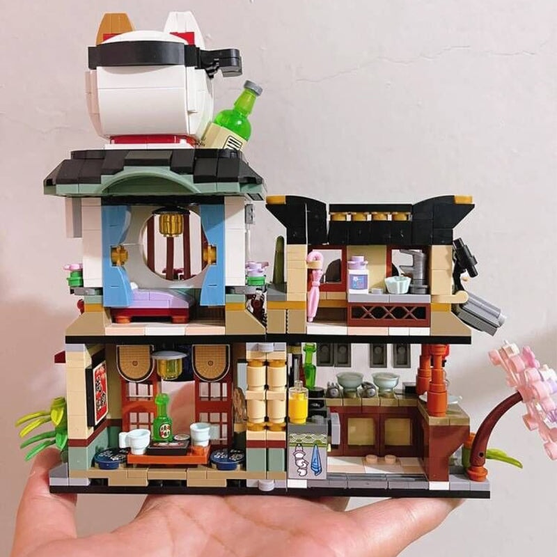 BowLift | Japanese Ramen Bar Seafood Store Micro Building Sets