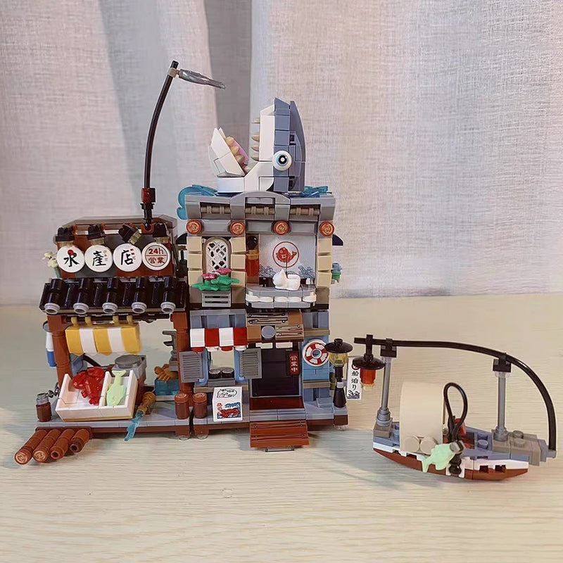 BowLift | Japanese Ramen Bar Seafood Store Micro Building Sets