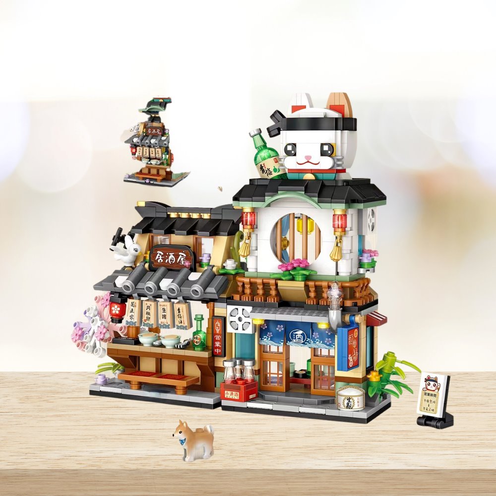 BowLift | Japanese Ramen Bar Seafood Store Micro Building Sets