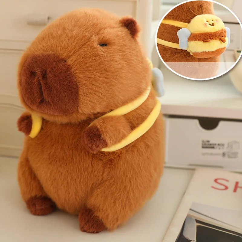 BowLift | Kawaii Capybara with Backpack Plush Collection