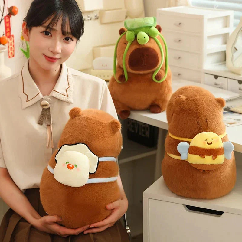 BowLift | Kawaii Capybara with Backpack Plush Collection