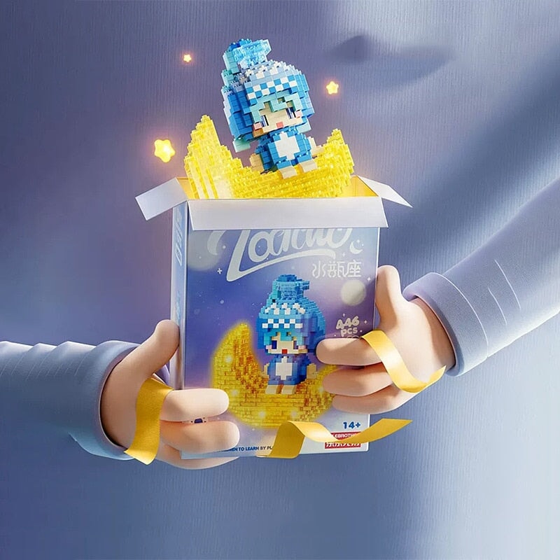 BowLift | Kawaii Chibi Moon Zodiac Star Constellations Nano Building Blocks