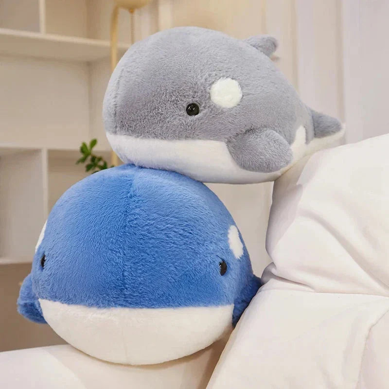 BowLift | Kawaii Fluffy Gray Blue Killer Whale Plushies