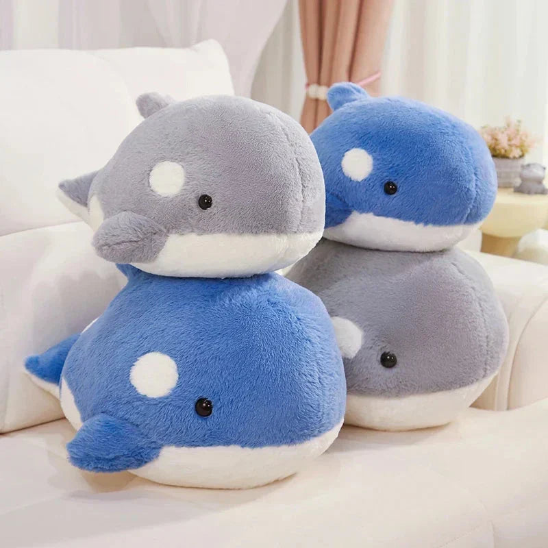 BowLift | Kawaii Fluffy Gray Blue Killer Whale Plushies