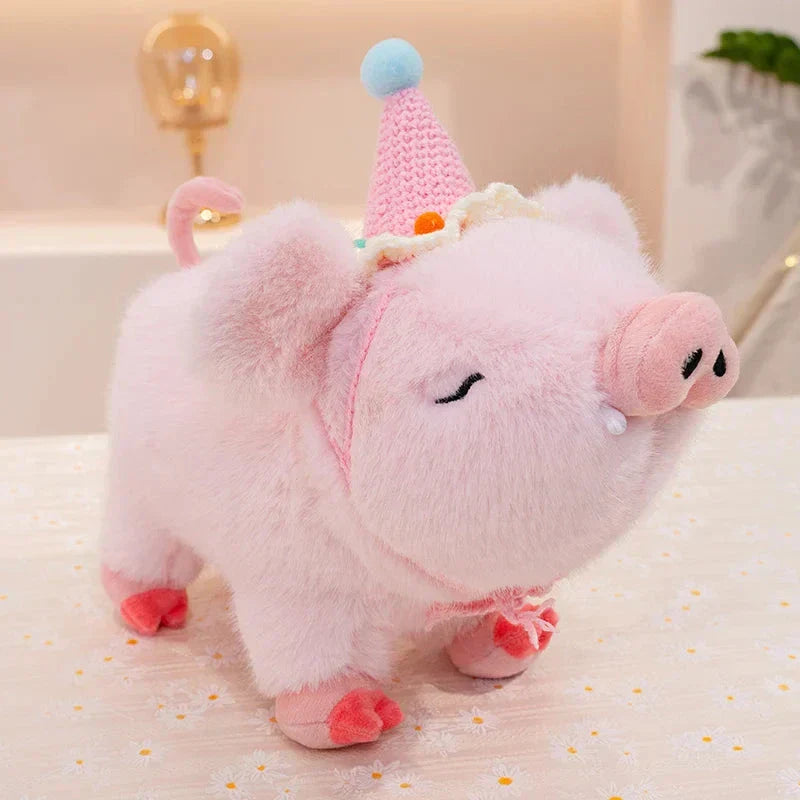 BowLift | Kawaii Fluffy Wild Boar Plushie