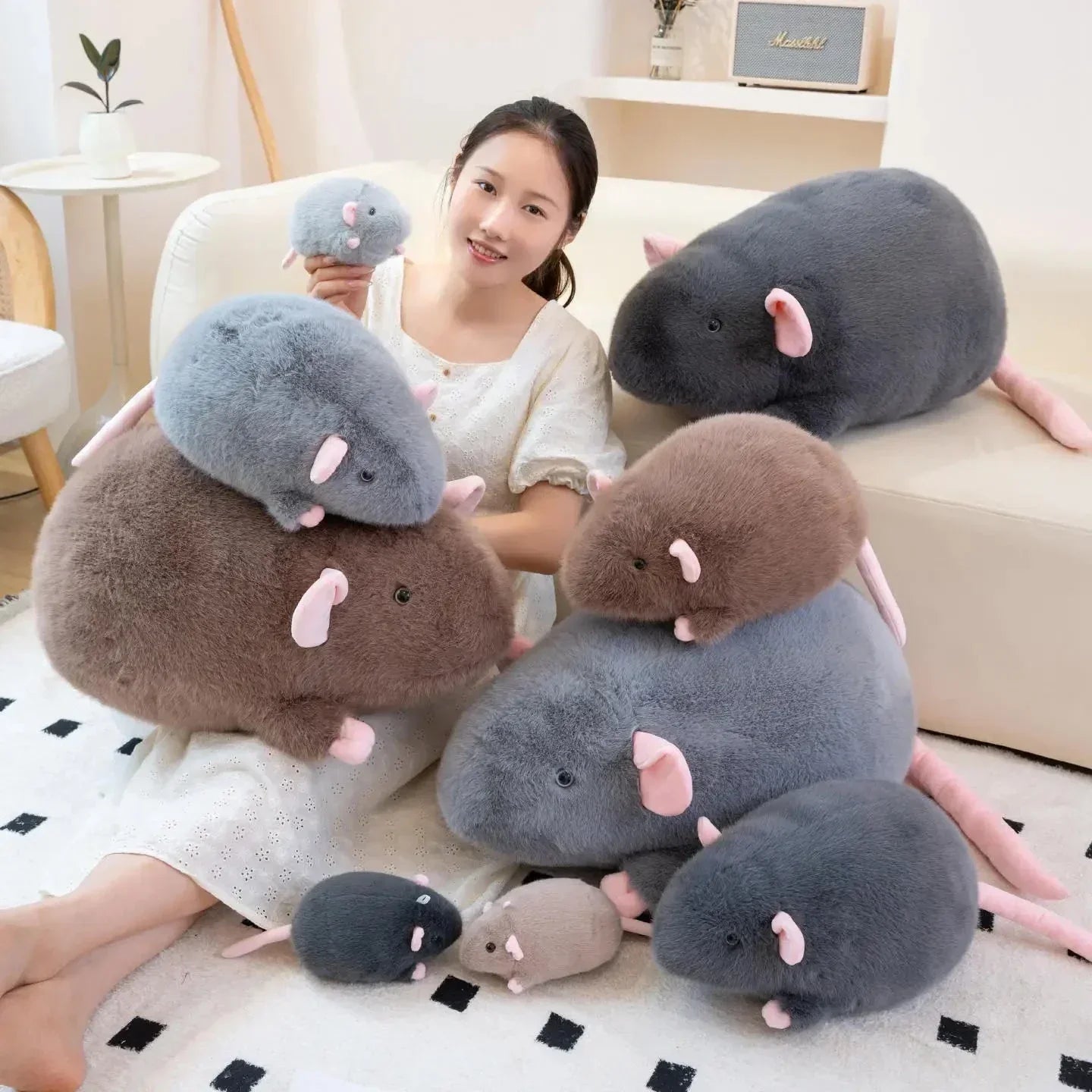 BowLift | Kawaii Giant Mouse Rat Plushies