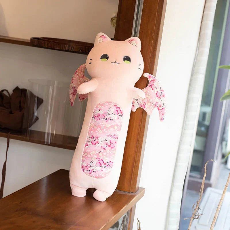 BowLift | Long Snuggly Luna & Solis Sakura Cat Plushies