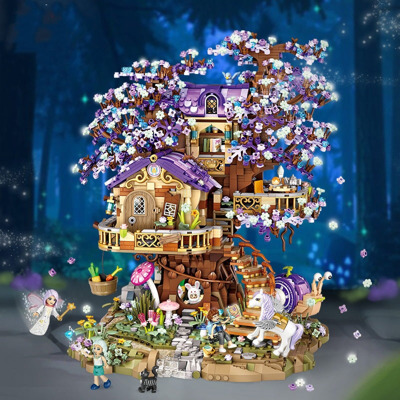BowLift | Fantasy Magical Tree House Nano Building Set