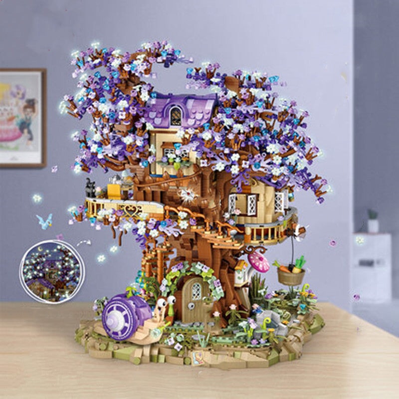 BowLift | Fantasy Magical Tree House Nano Building Set