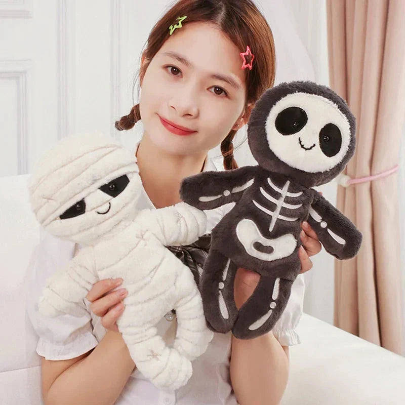 BowLift | Scary Skeleton and Mummy Halloween Plushies