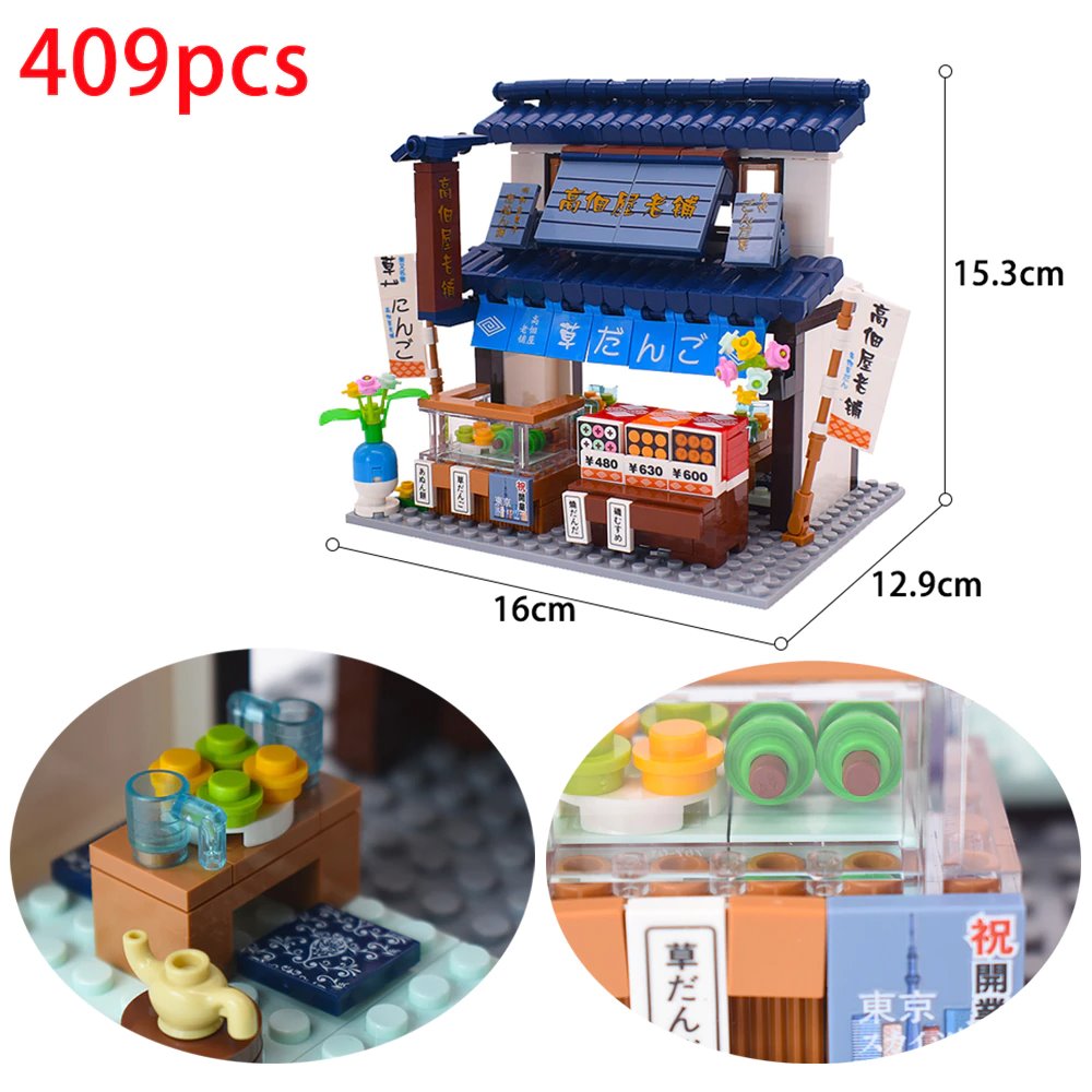 BowLift | Shirakawa-go Dori Street Japanese Stores Building Sets - Limited Stock