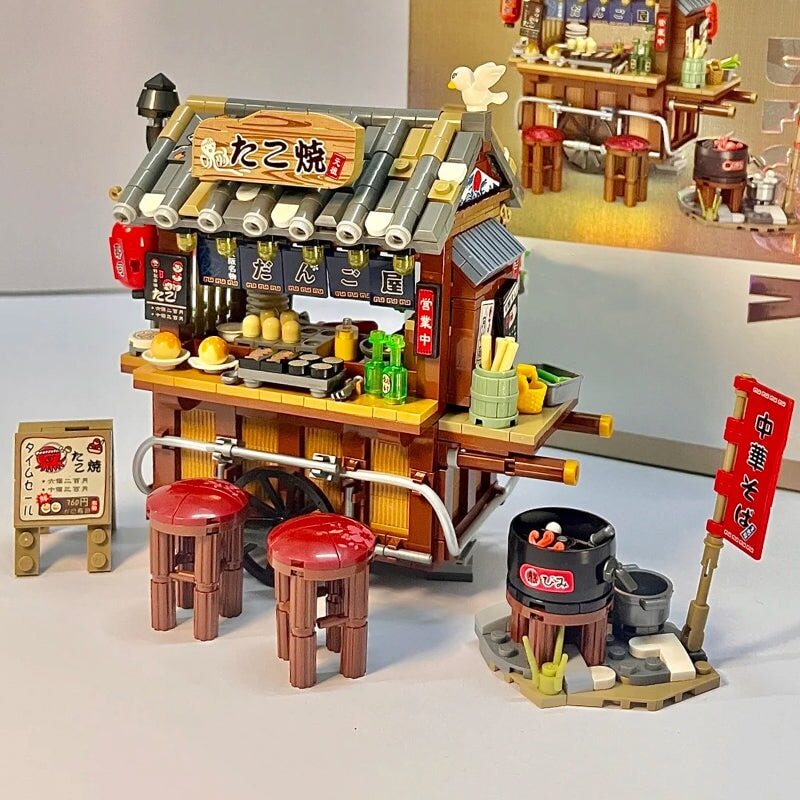 BowLift | Takoyaki & Noodle Asian Street Stall Nano Building Blocks