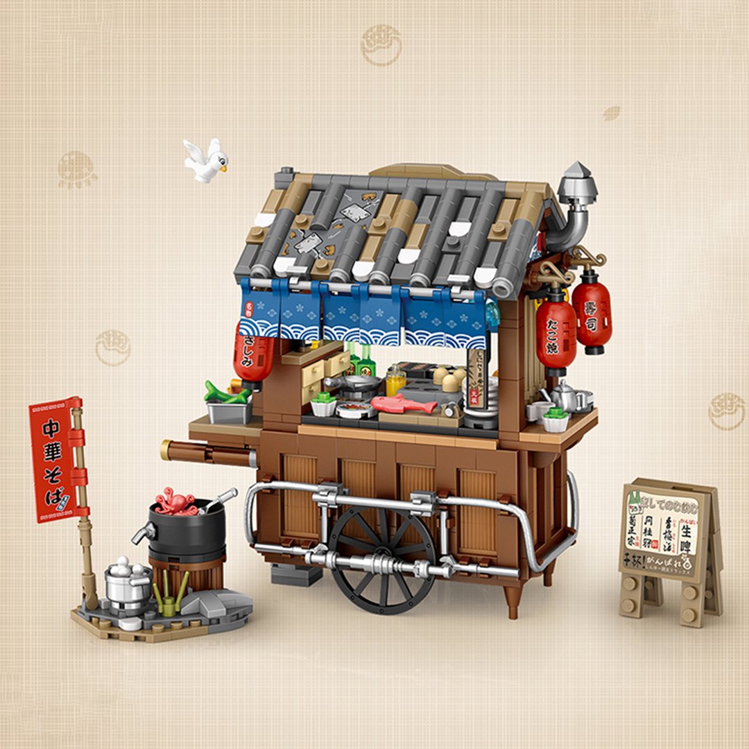 BowLift | Takoyaki & Noodle Asian Street Stall Nano Building Blocks