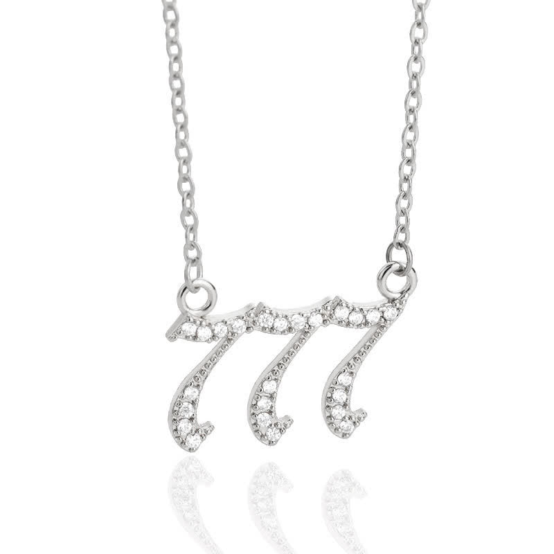 BowLift | Zirconia English Numbers Necklace – Seraphina