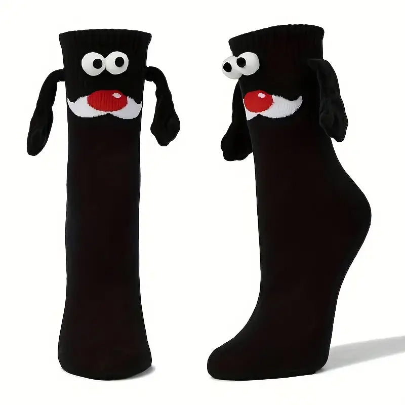 BowLift | Magnetic Socks Winter Edition Couple Hand in Hand Socks