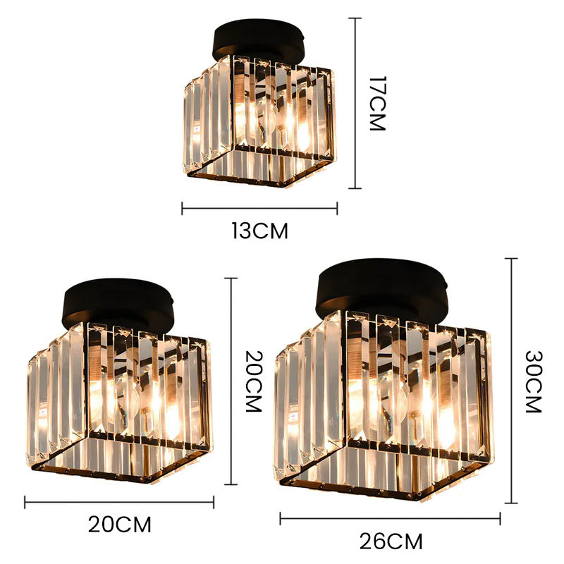 BowLift | Crystal Glass Ceiling Light for Modern Interiors