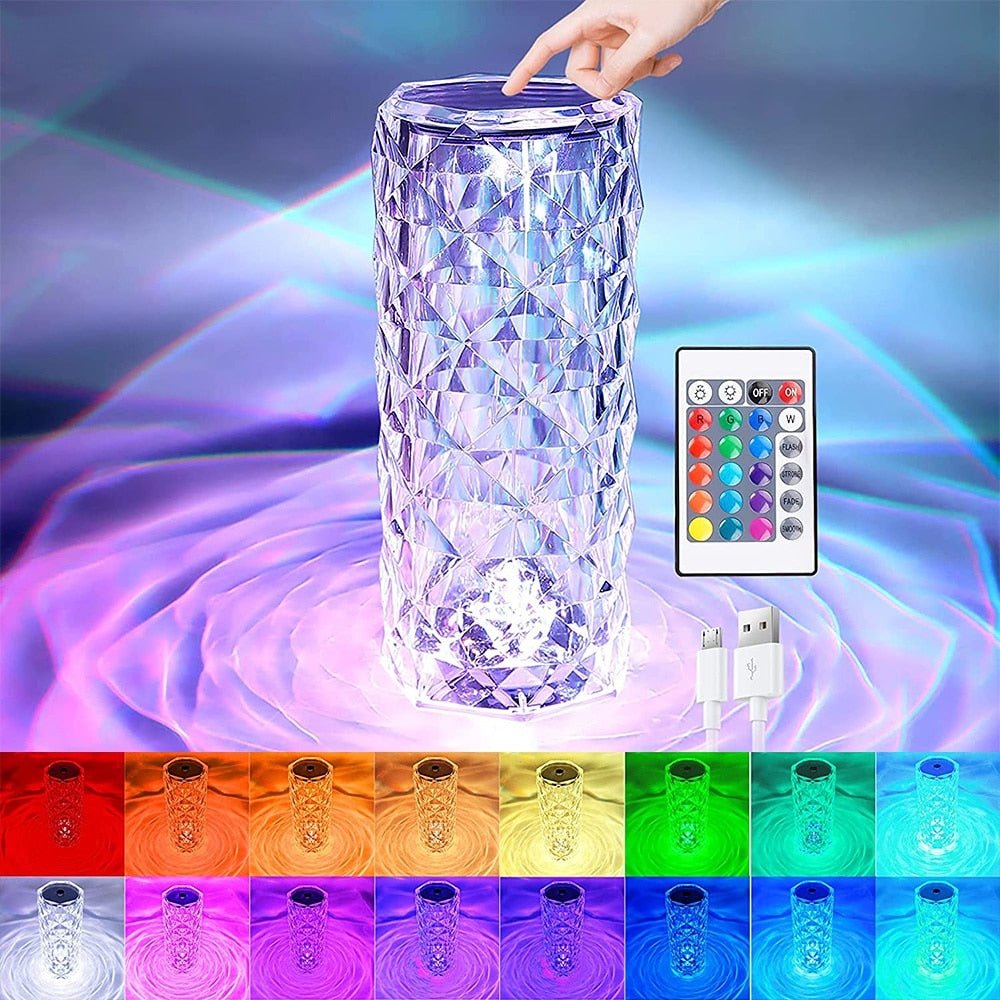 BowLift | LED Crystal Table Lamp