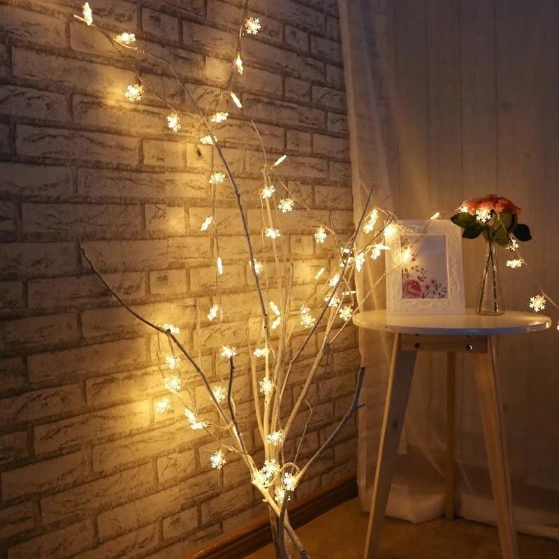 BowLift | LED Snowflake Lights - String Garland Christmas Lights