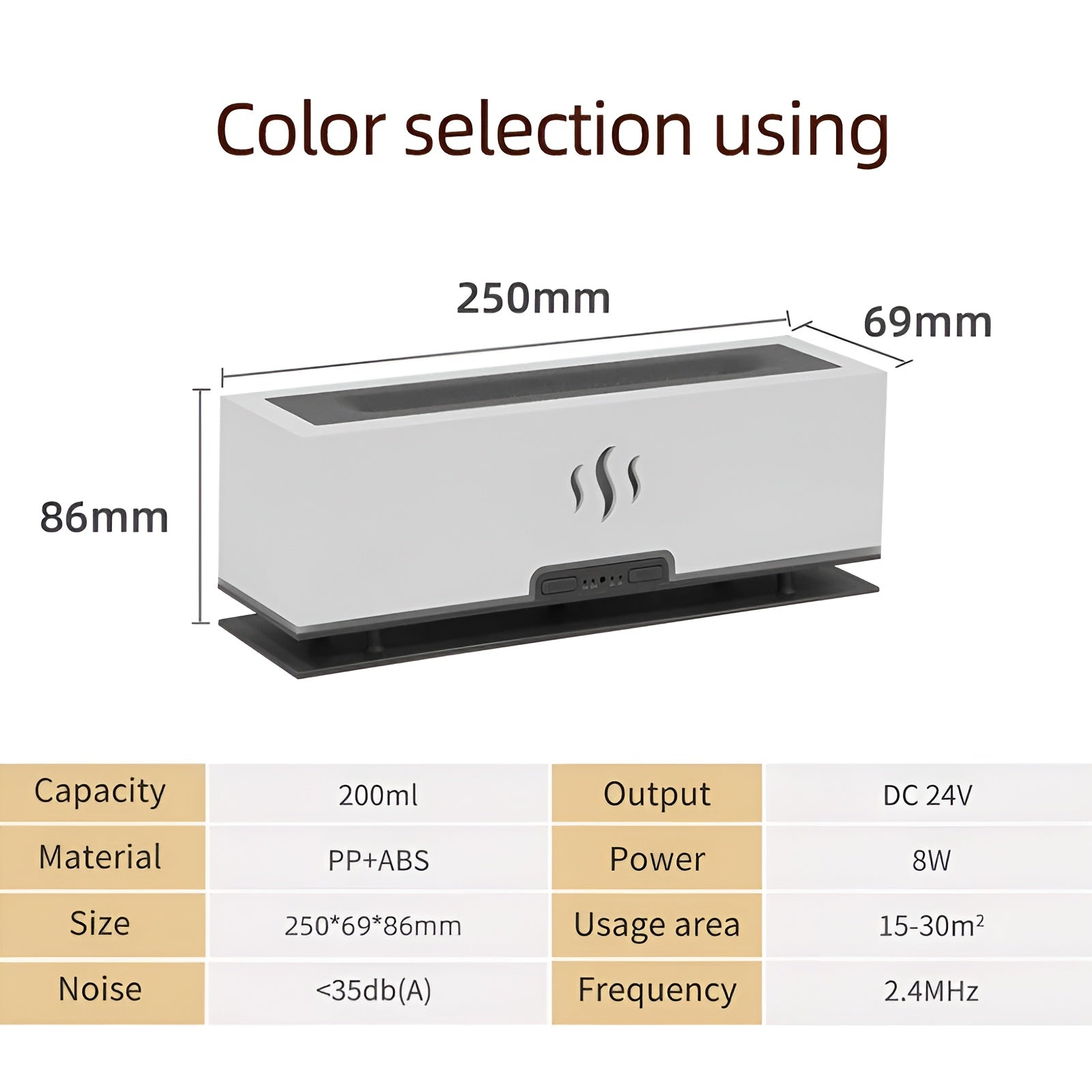 BowLift | AtmosphereMist 3-in-1 Humidifier with Flame Light and Aroma