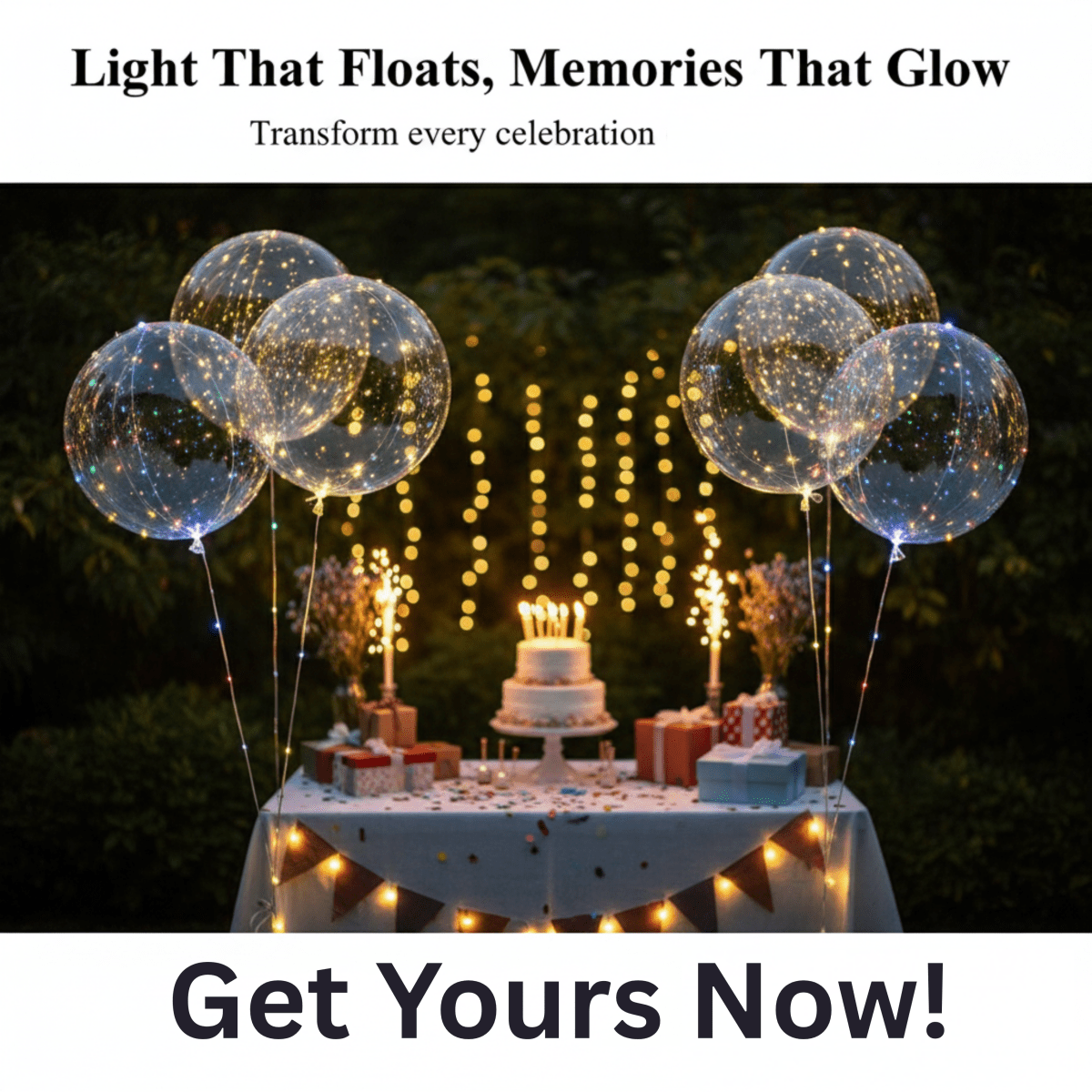 BowLift | LUMINAIR – Reusable LED Party Balloons for Bright Celebrations