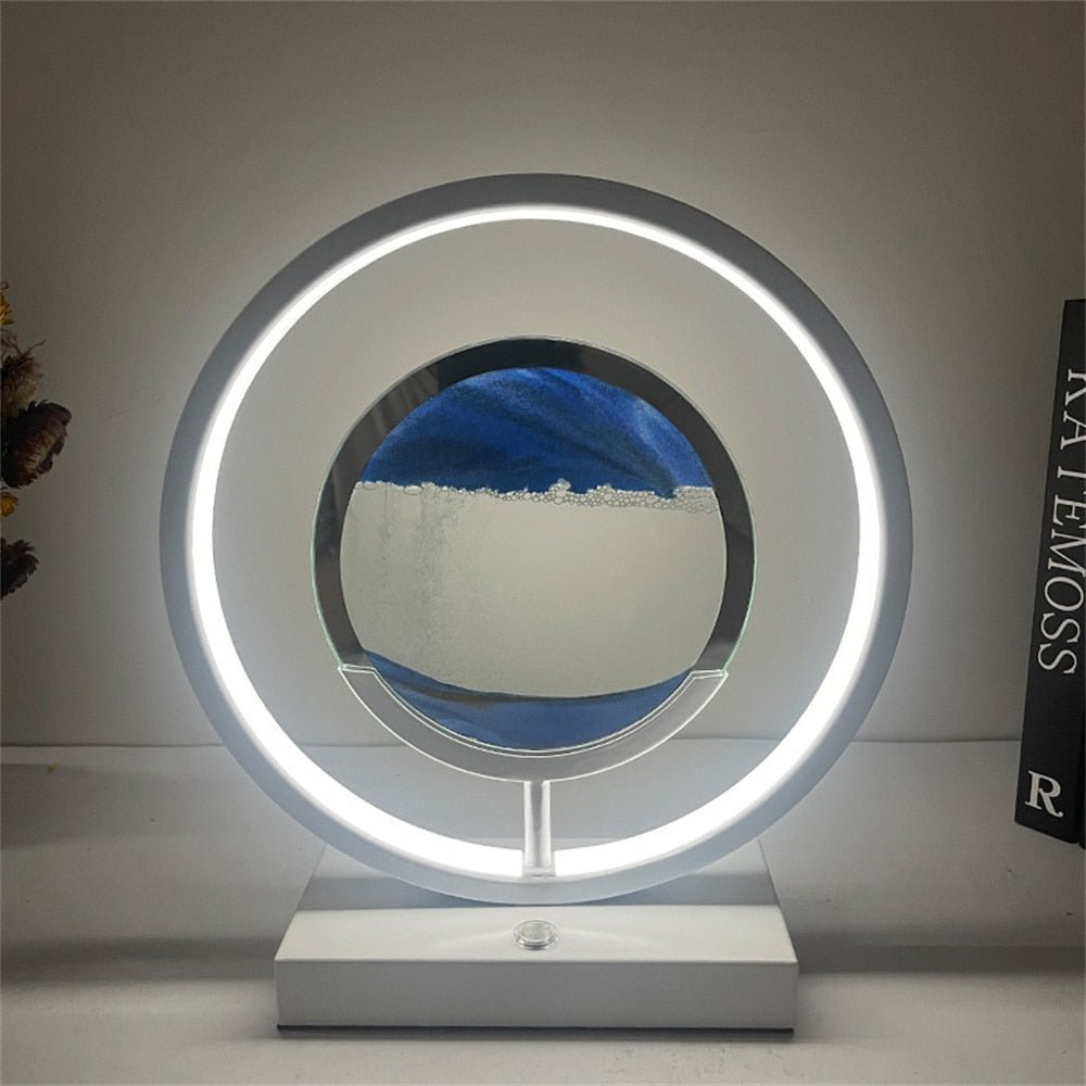 BowLift | LUMISAND – 3D LED Flowing Sand Art Table Lamp with USB Charging