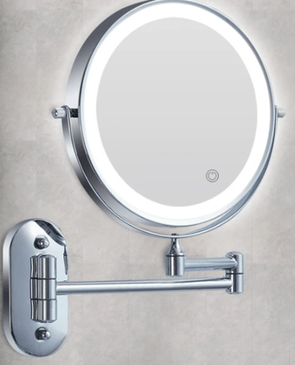 BowLift | LUMIVIEW – Rechargeable LED Magnifying Mirror with Touch Control