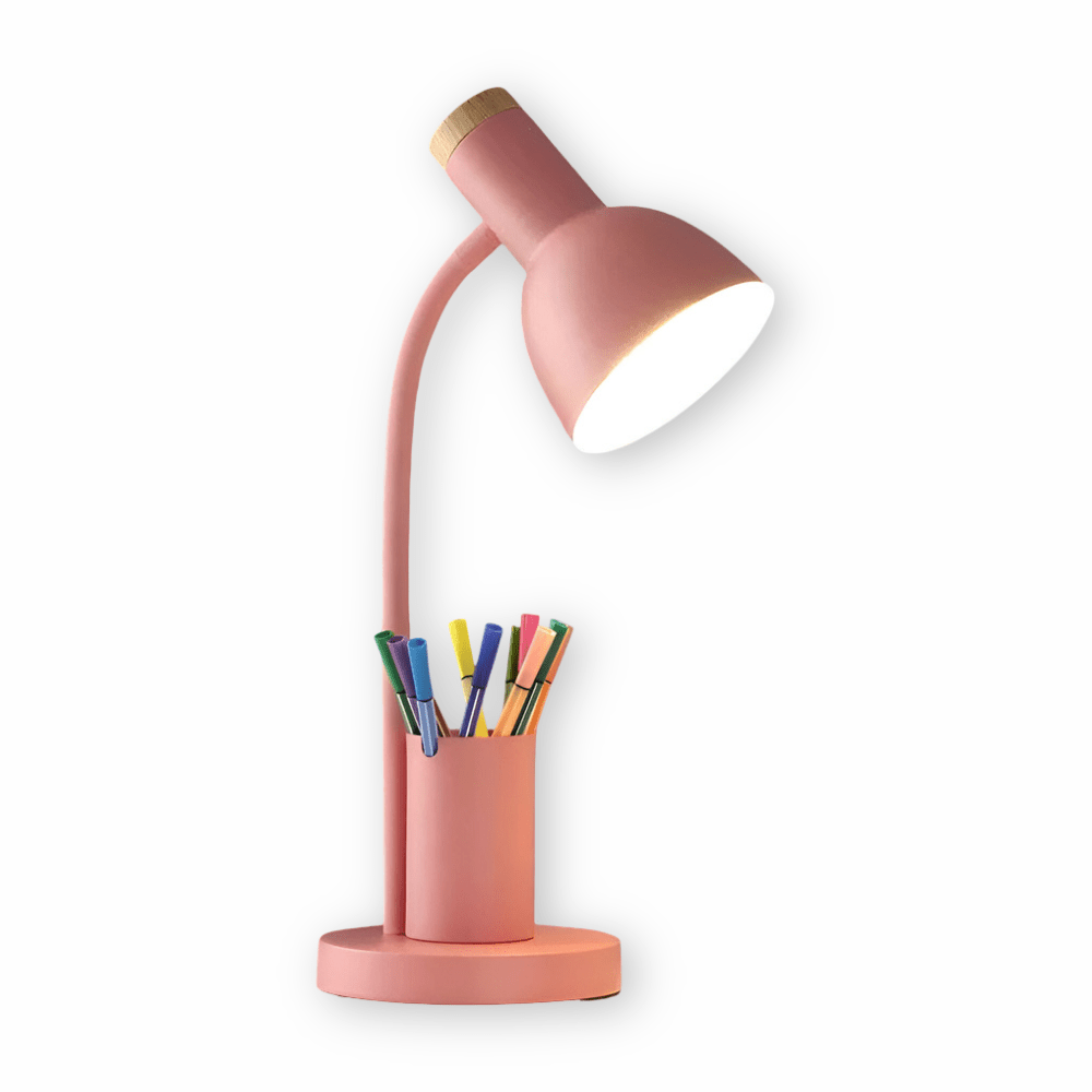 BowLift | LumoDesk – LED table lamp with pen holder for organization and lighting