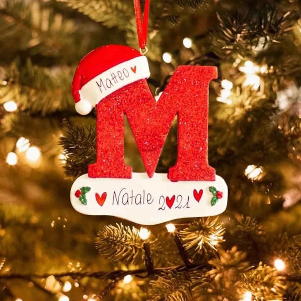 BowLift | Personalized Christmas 24 Letters Ornaments