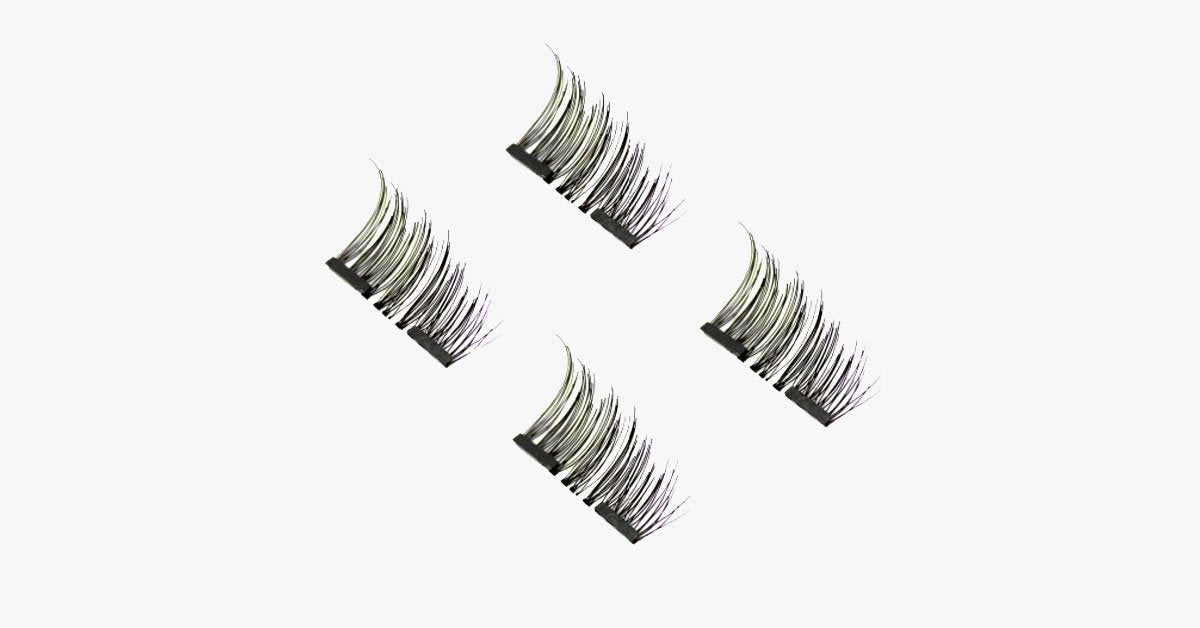 BowLift | 3D Reusable Magnetic Eyelashes – Make Your Eyelashes Spectacular (2 Pack)