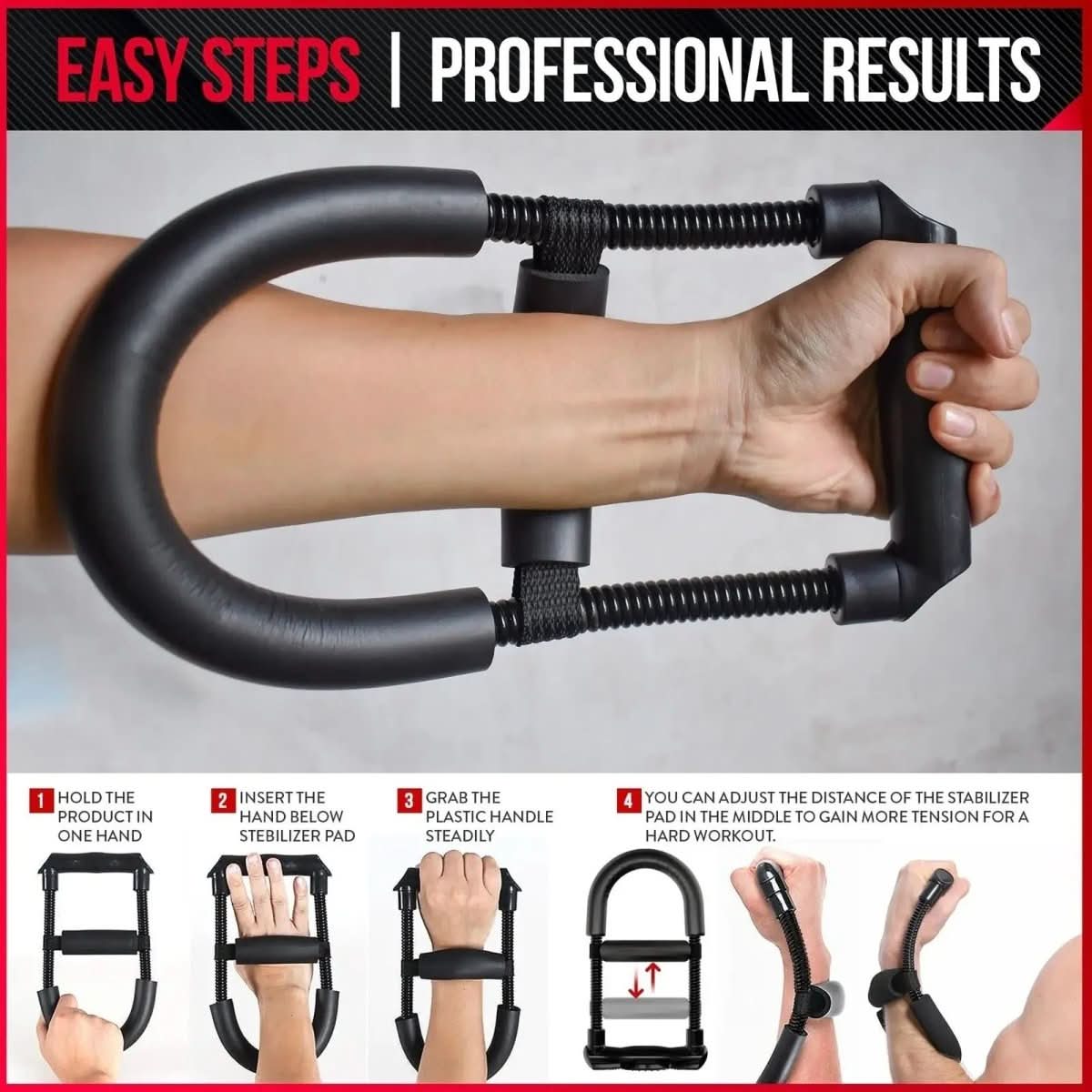 BowLift | Adjustable grip trainer for strengthening the hand & forearm