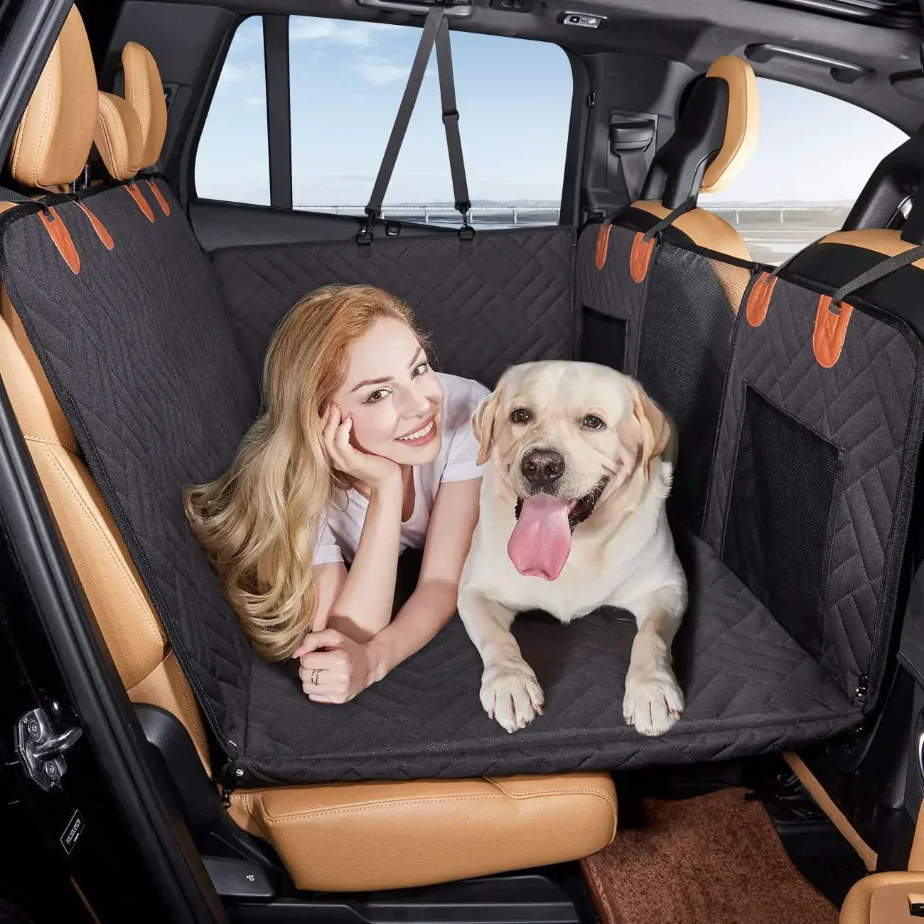 BowLift | PawsGuard Back Seat Pet Cover – Waterproof Car Protector