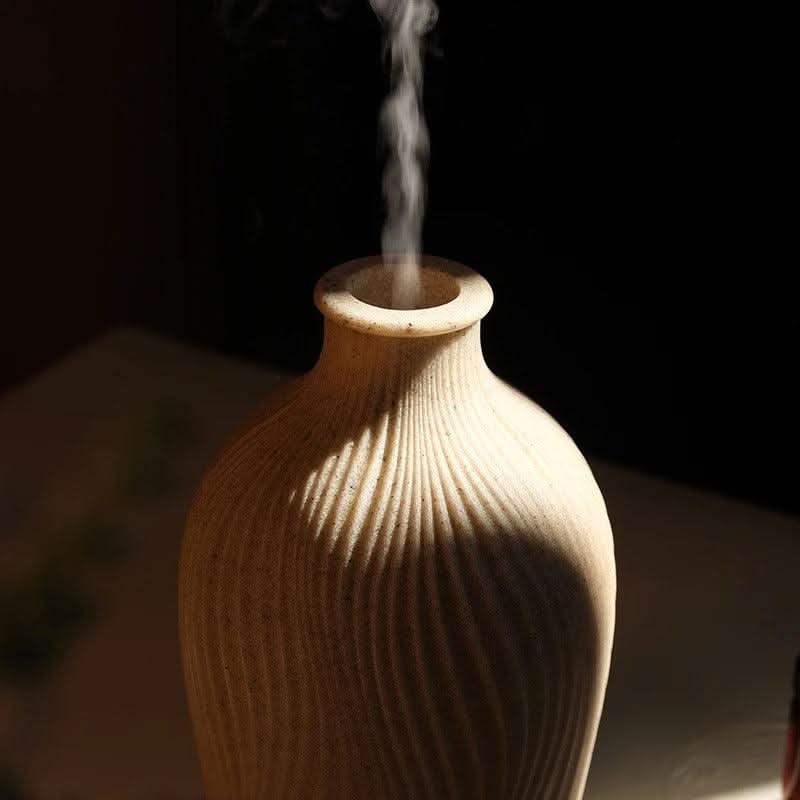 BowLift | Boho Vase Essential Oil Humidifier – Polyresin Ultrasonic Diffuser