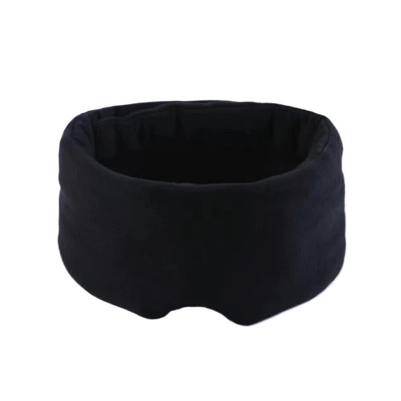 BowLift | 360° travel neck pillow set with adjustable head strap and eye mask for sleeping comfort