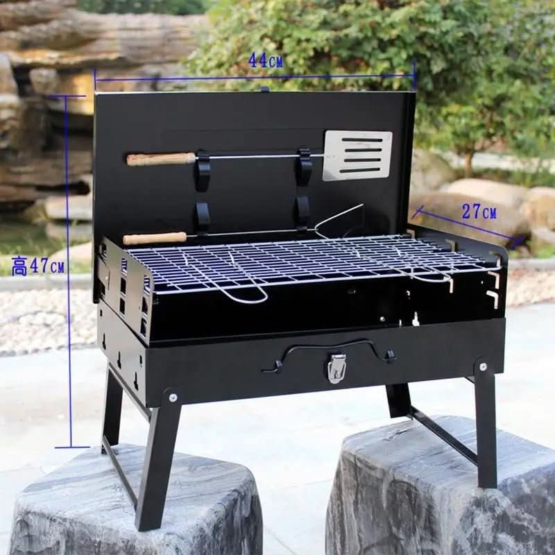 BowLift | Foldable steel garden barbecue for camping & garden