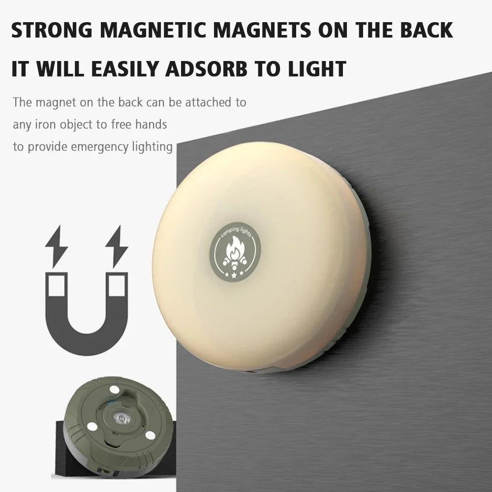 BowLift | CampBeam LED Outdoor String Lights – Rechargeable Waterproof Lights with Magnetic Hooks & 5 Lighting Modes