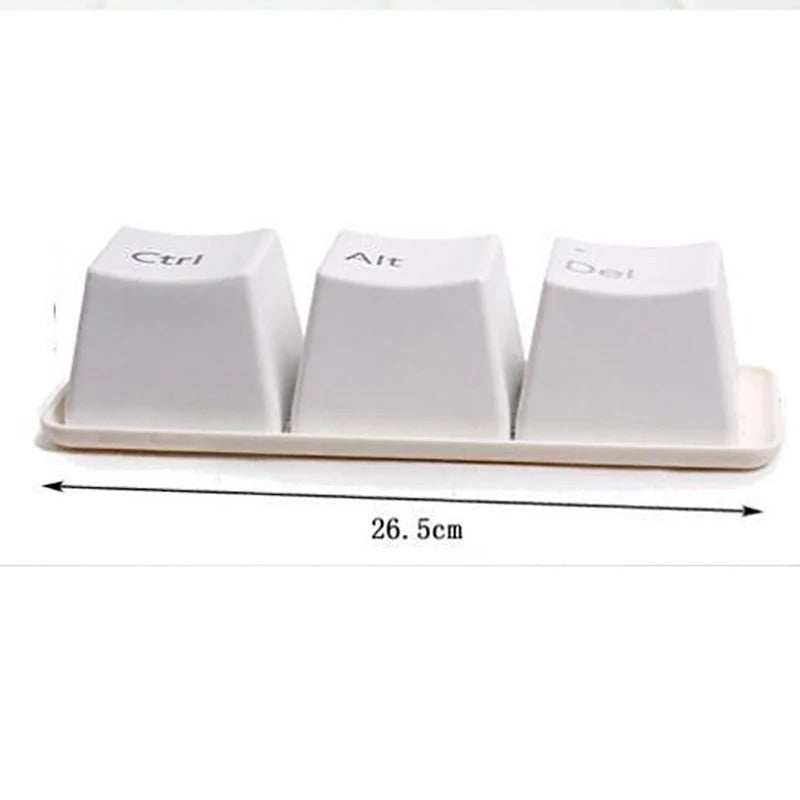 BowLift | 3pcs/Set Ctrl ALT DEL Keyboard Tea Cup Container